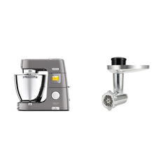 Stand Mixer 7L 5L 1400W 6 Speeds Touch Screen Silver