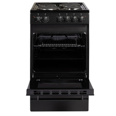 Freestanding Electric Cooker 62L 50cm Black