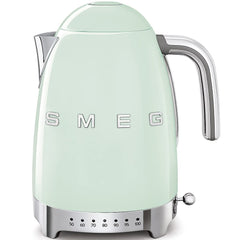 Kettle 1.7L 3kW Acoustic Alarm Pastel Green & Toaster 4 Slice 2kW Pastel Green