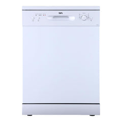 Freestanding Dishwasher 45cm 9 Place Settings 4 Programs Black