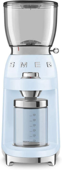 Coffee Grinder 150W 30 Grind Levels Conical Burr Pastel Blue