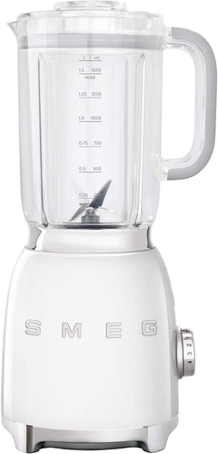 Jug Blender 800W 1.5L Stainless Steel Blade 4 Speeds Pulse White