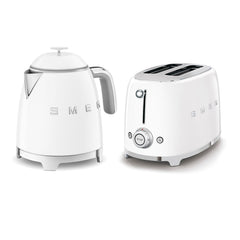Retro Range Breakfast Set 0.8L Mini Kettle 2-Slice Toaster Pastel Green