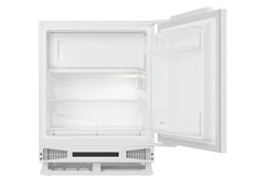 Integrated Undercounter Fridge 135L Adjustable Shelves LED Display White