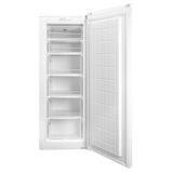 Upright Freezer 160L 6 Compartments Adjustable Thermostat Reversible Door White