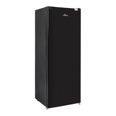 Freestanding Larder Fridge 241L 144Cm Reversible Door Mark-Proof Finish Black