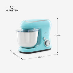 Stand Mixer 5L 1300W 6 Speeds Planetary Mixing Action Blue