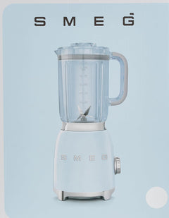 Jug Blender 800W 1.5L Stainless Steel Blade 4 Speeds Pulse White