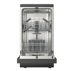 Freestanding Dishwasher 45cm 9 Place Settings 4 Programs Black