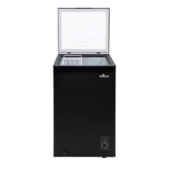Chest Freezer 99L Removable Basket Adjustable Thermostat Black