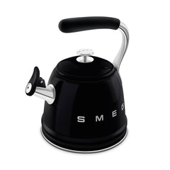 Whistling Kettle 2.3L Stainless Steel Silicone Handle Black
