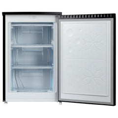 Upright Freezer 90L Reversible Door Adjustable Thermostat Black