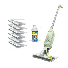 2-in-1 Cordless Hard Floor Vacuum Spray Mop Charcoal Grey