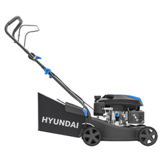 Petrol Lawn Mower 40cm 139cc 7 Cutting Heights 25-75mm 40L Grass Bag Black