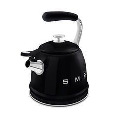 Whistling Kettle 2.3L Stainless Steel Silicone Handle Black