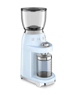 Coffee Grinder 150W 30 Grind Levels Conical Burr Pastel Blue