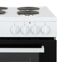 Freestanding Single Cavity Electric Cooker 68L 60cm White