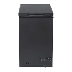 Chest Freezer 95L Slimline 47.5cm Manual Defrost Black