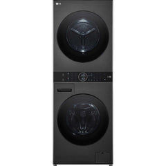 Washer Dryer Combo 12Kg Wash 10Kg Dry 1400Rpm Platinum Black