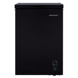 Freestanding Chest Freezer 99L Adjustable Thermostat Black