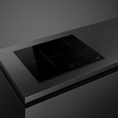 Induction Hob With 3 Heating Zones 7200W 60cm Black