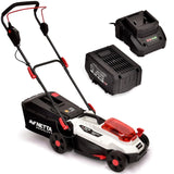 Cordless Lawn Mower 33cm 20V 4.0Ah Brushless Motor White