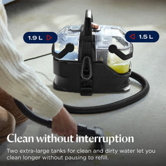 Spot Cleaner 1000W HydroSteam 3 Modes Self-Cleaning Titanium Blue