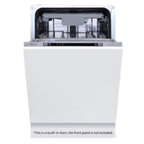 Built-In Dishwasher 10 Place Settings 7 Programs White 30 Min Quick Wash