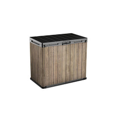 Outdoor Garden Storage Shed 880L Top And Front Opening Light Grey