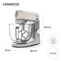 Stand Mixer 5L 1000W 6 Speed Cream