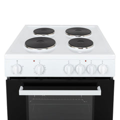Freestanding Single Cavity Electric Cooker 68L 60cm White