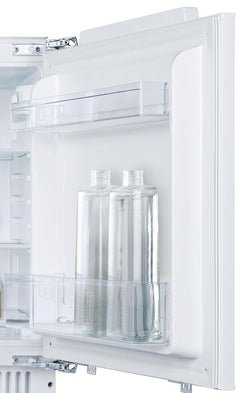 Integrated Undercounter Fridge 135L Adjustable Shelves LED Display White