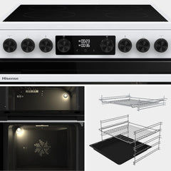 Freestanding Electric Cooker 130L 60cm White