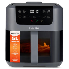 Dual Basket Air Fryer 7.6L 1700W 8 Functions Black