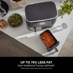 Dual Zone Digital Air Fryer 7.6L 6-in-1 Black