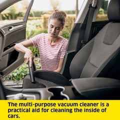 Wet And Dry Vacuum Cleaner 12L 1000W Blowing Function Yellow