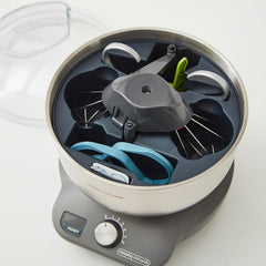 Stand Mixer 4L 650W 6 Speeds Dual Beaters Grey