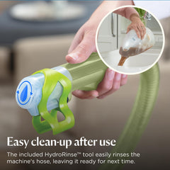 Portable Spot Cleaner 7800Pa Suction Dual Tank 1.4L Green
