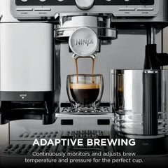 3-In-1 Espresso Cold Brew Filter Coffee Machine 25 Grind Settings Silver