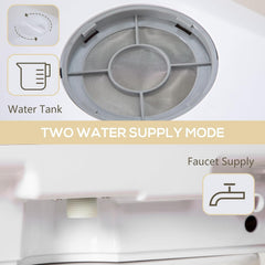 Table Top Dishwasher 6L Built-In Tank 4 Place Settings Touch Control White