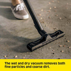 Wet And Dry Vacuum Cleaner 12L 1000W Blowing Function Yellow
