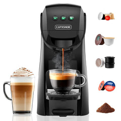 Pod Coffee Machine 5 In 1 20 Bar 0.8L Black