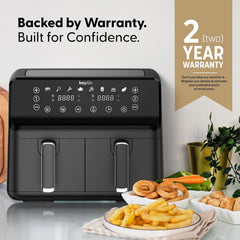 Dual Zone Air Fryer 9L 8-in-1 2700W Extra-Large Capacity