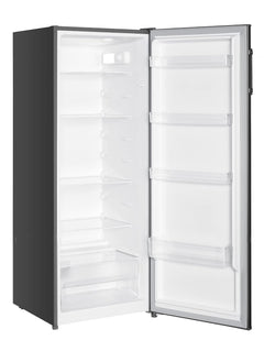 Tall Freestanding Larder Fridge 240L 143cm 55cm 5 Shelves Reversible Door Inox