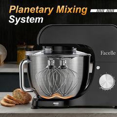 Stand Mixer 5.5L 1500W 10 Speed Pulse Black