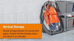 Corded Electric Hover Lawn Mower 1800W 36cm 26L 4 Heights Orange Grey