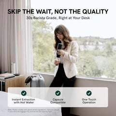 Portable Espresso Machine 20 Bar Self-Heating USB-C Space Grey