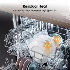 Freestanding Dishwasher 13 Place Settings 60cm Black