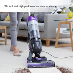 Upright Vacuum Cleaner 820W Bagless Multi-Cyclonic Lightweight Purple