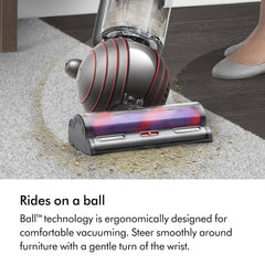Upright Bagless Vacuum Cleaner 700W Self-Detangling Pet Hair Nickel/Silver